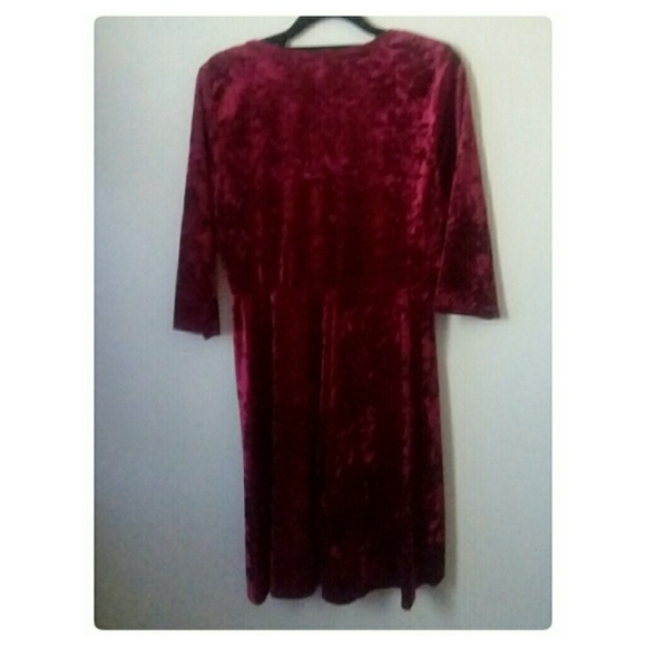 PLUS SIZE VELVET DRESS! AMOST GONE! - Picture 5 of 5